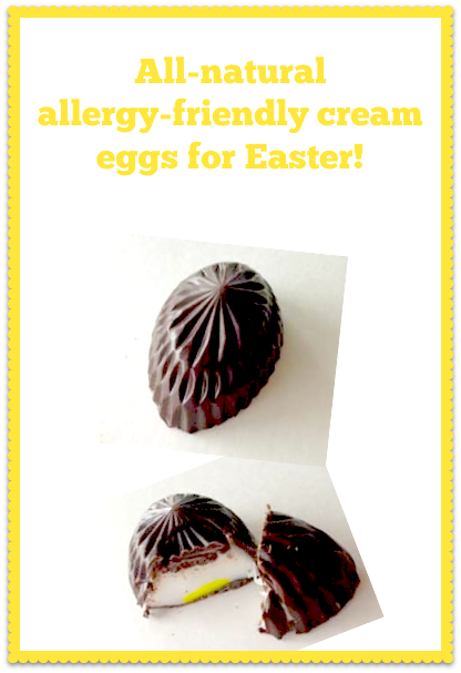 All-natural allergy-friendly cream eggs for Easter