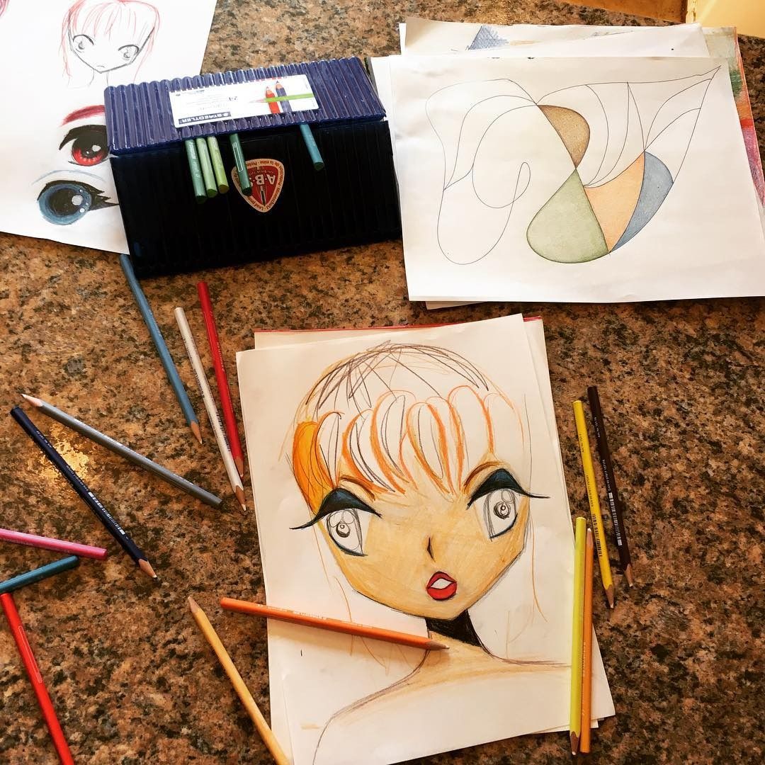 Custom photo memory game ideas: Use your children's original art like this one from Kristen's 11 year old! | Photo © Kristen Chase for Cool Mom Picks