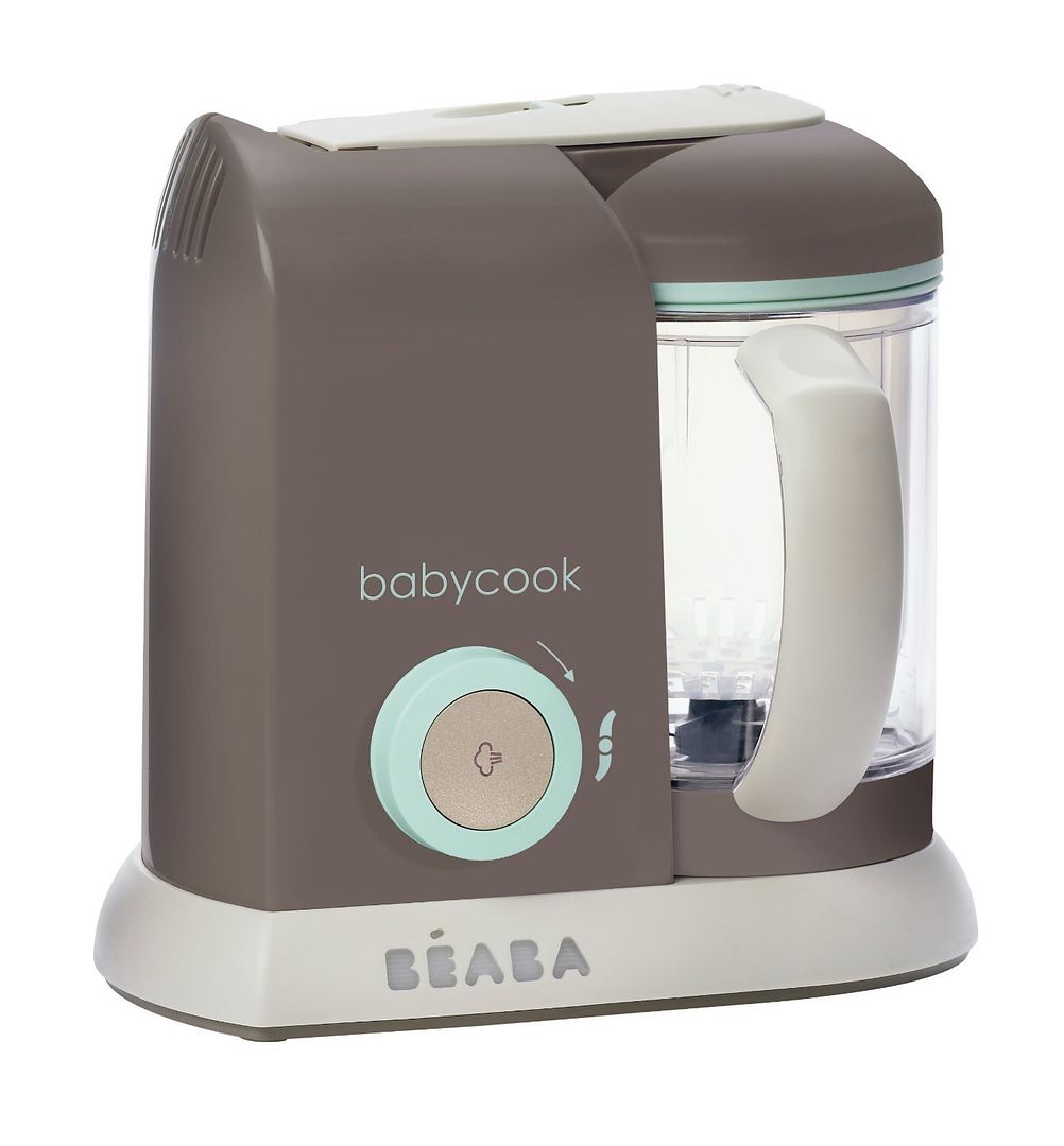 Beaba Babycook pro in chocolate mint (that's the color, not the food inside)