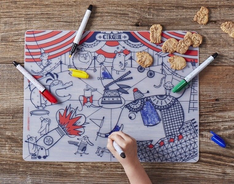 color your own placemats from modern twist