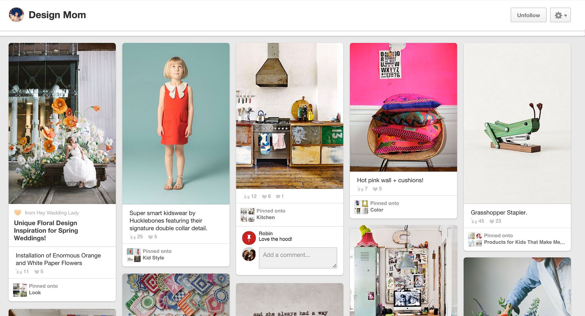 Design Mom on Pinterest | Fantastic curation