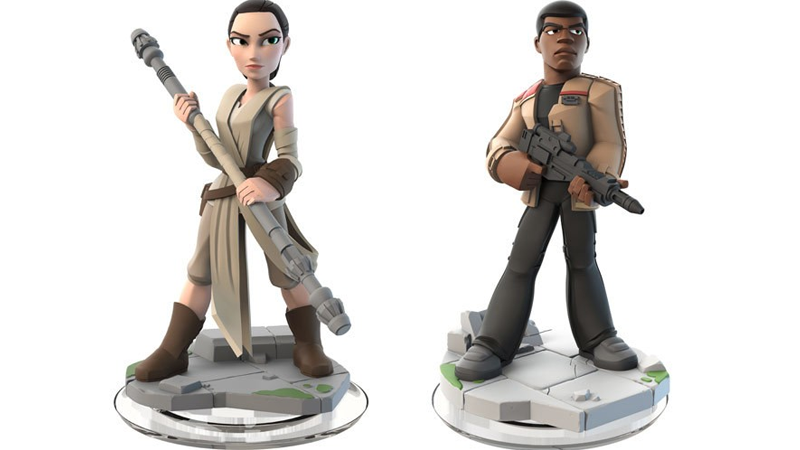 Cool Star Wars Rey Toys: Disney Infinity Force Awakens add-on play set featuring Rey and Finn
