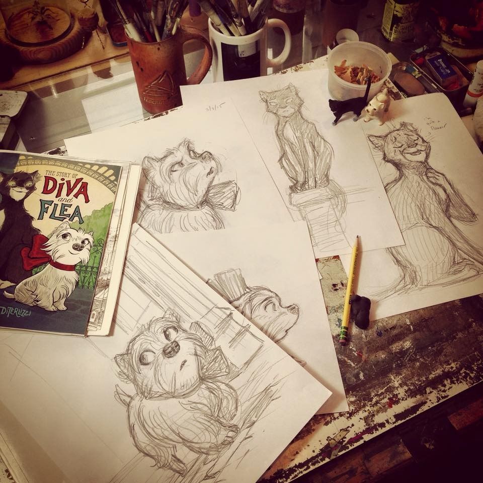 The Story of Diva and Flea: beautifully illustrated by Tony DiTerlizzi