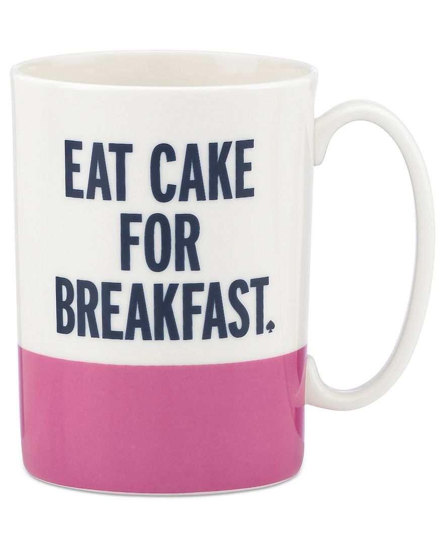 Eat Cake for Breakfast: Kate Spade NY Mug