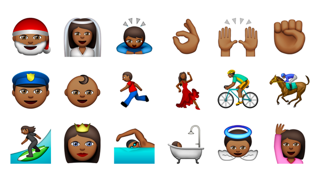 Emojipedia list of 300 diverse emoji from the Apple update: Great for DIY projects for emoji themed parties