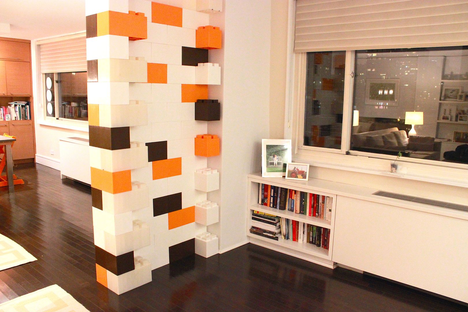 Design inspiration: Use EverBlocks modular blocks to make a LEGO style room divider