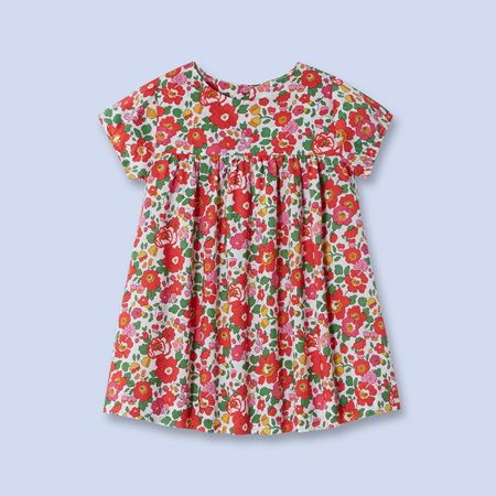Flared floral Liberty print dress for little girls' Easter Outfits on sale at Jacadi: Perfect for Easter