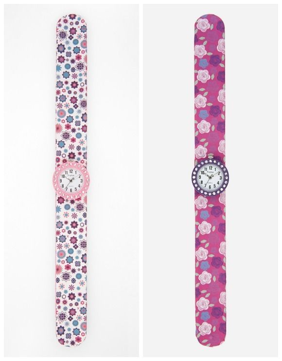 Affordable girls' floral slap watches at Nordstrom
