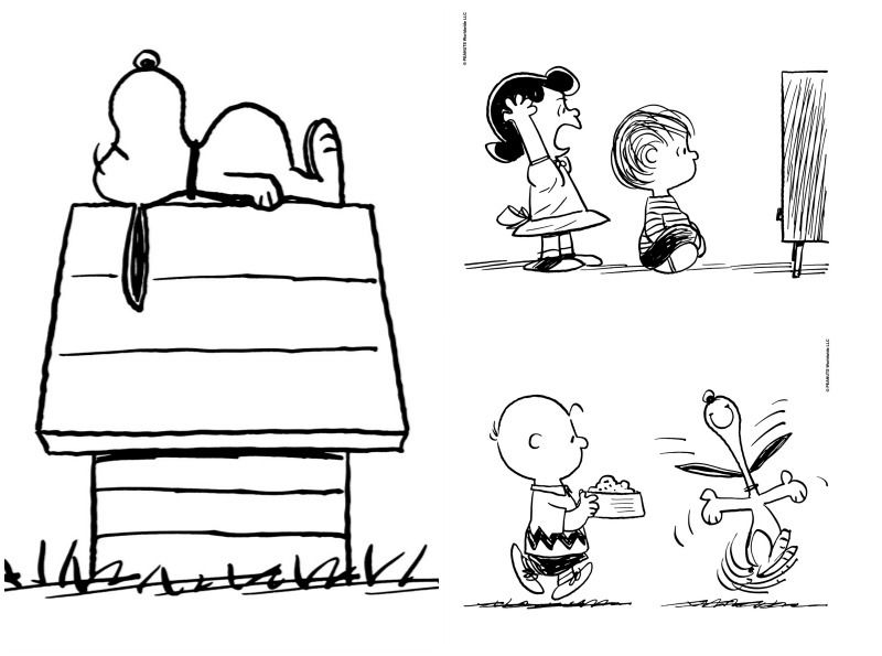 peanuts comic coloring pages - photo #36