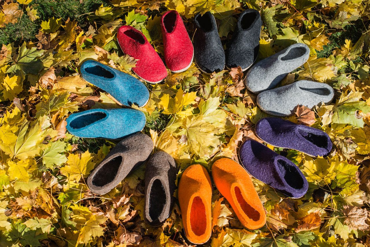 Glerups US: Danish slippers from natural sheeps wool