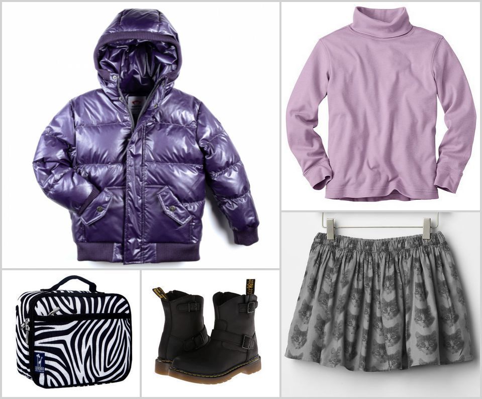 Back to school style suggestions and tips | Before you invest in a colorful coat, look at the rest of your kid's wardrobe and think about whether it all works together. 