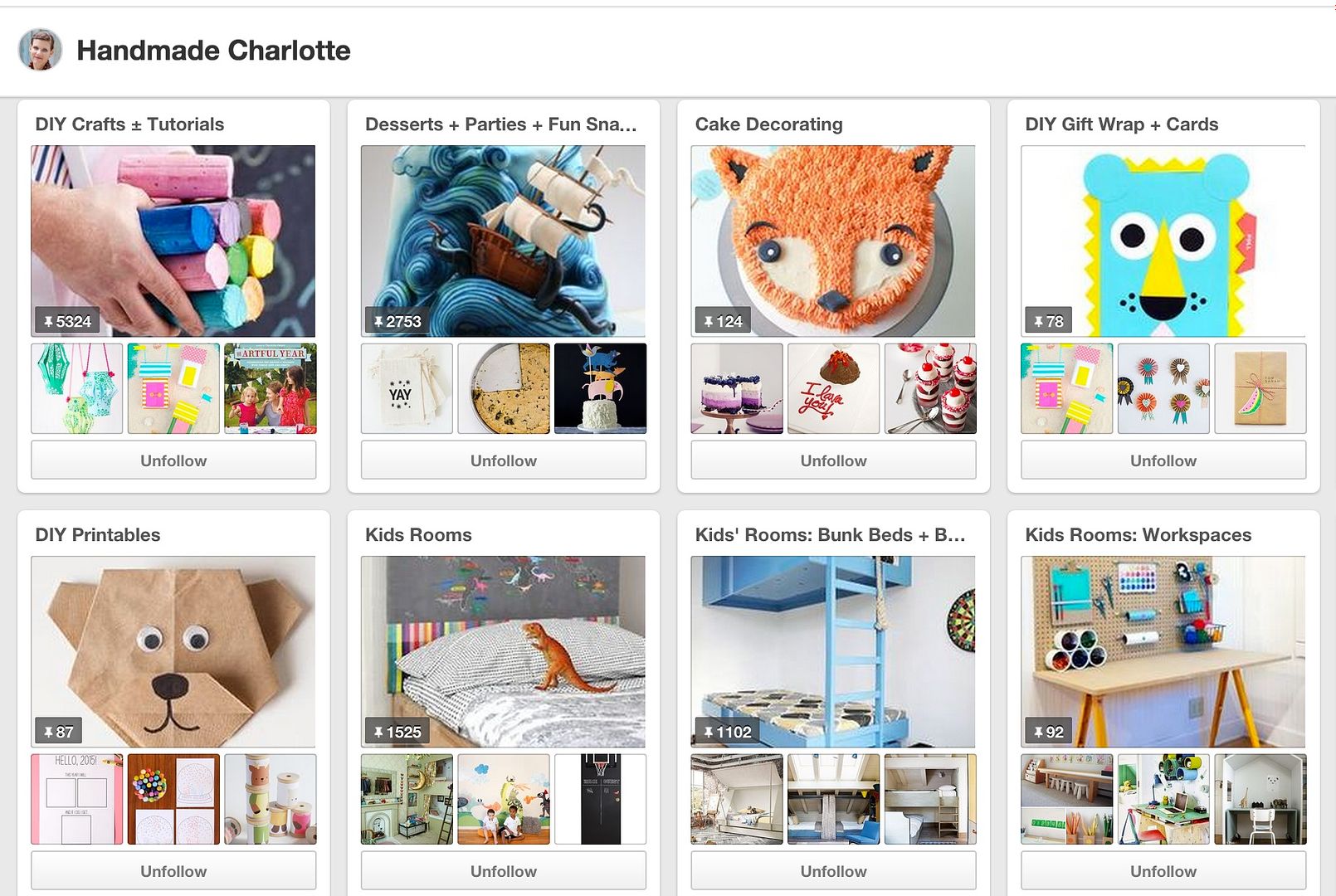 Handmade Charlotte on Pinterest | Great curation