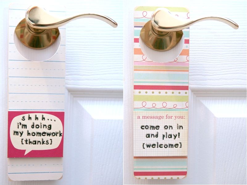 Back to school craft idea: Make your own 