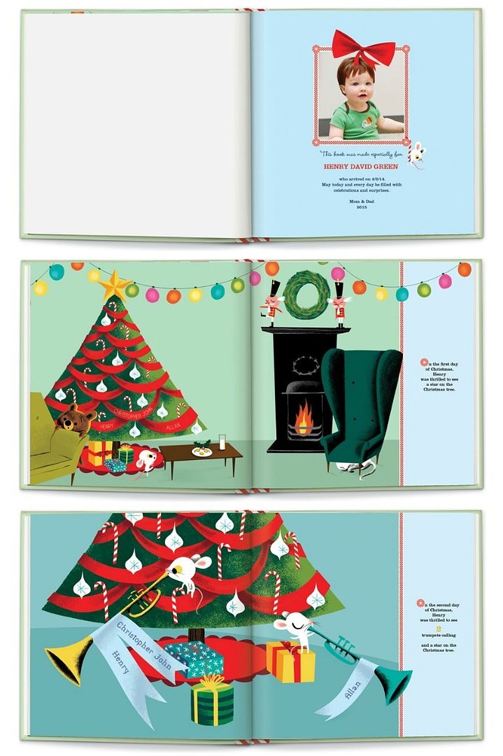 Personalized 12 days of Christmas book with your child's own photo and name | I See Me books