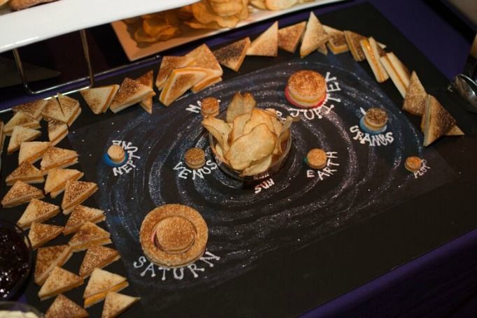 Intergalactic Grilled Cheese: Big hit with the kids at a space themed party
