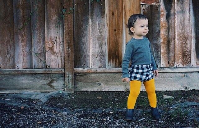 Adorable knit baby tights by June & January | photo @ babeee415
