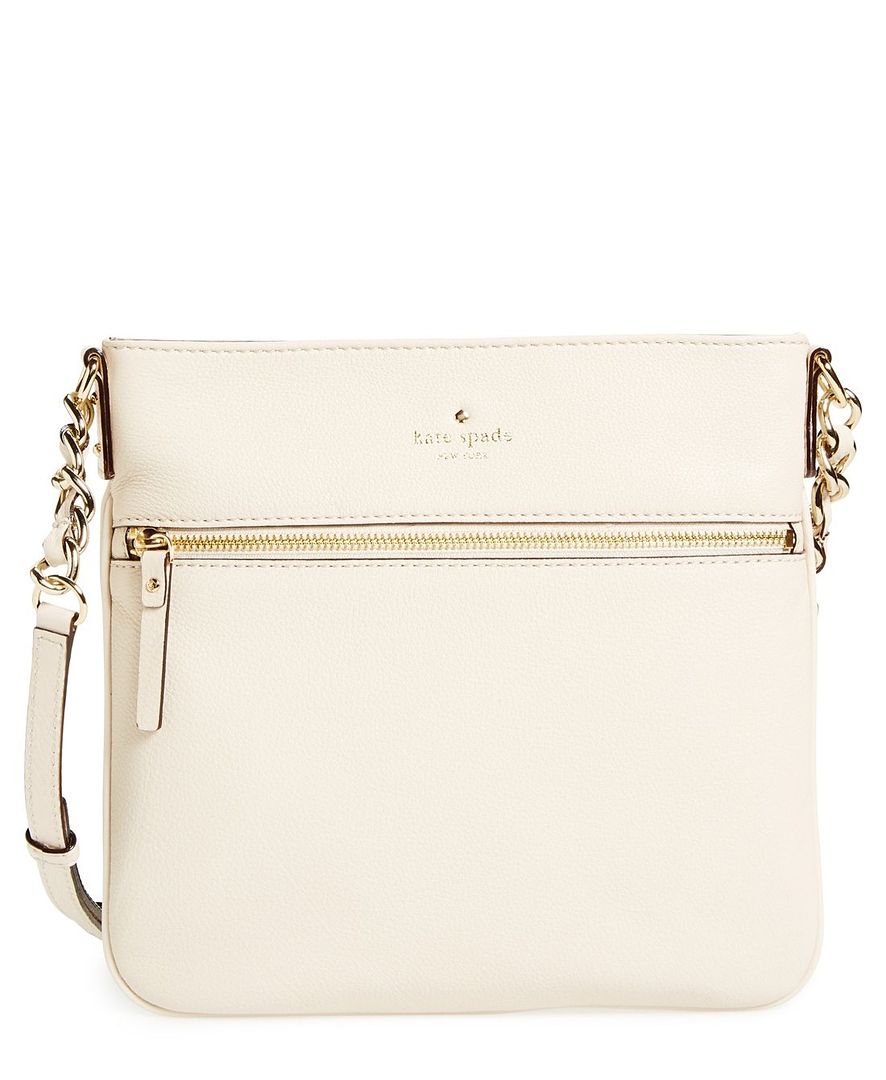 Kate Spade Cobble Hill Crossbody Bag in Pebble: The perfect cream color for spring