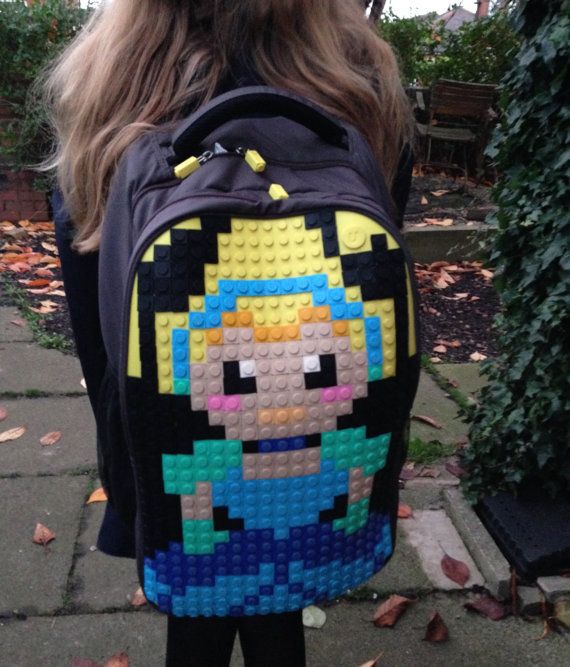 LEGO character backpacks custom made with your favorite character