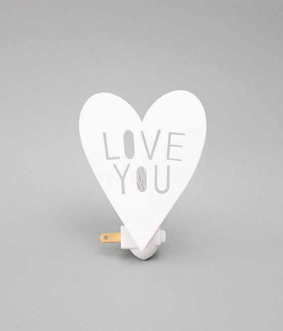 Love You night light from Housey Home: Perfect for children's rooms