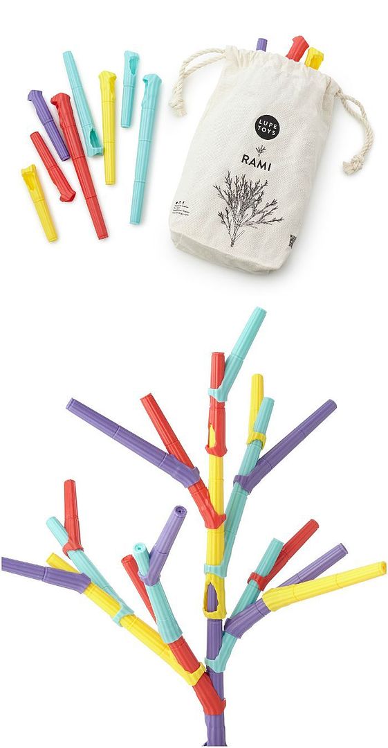 Mini tree in a bag construction kit keeps kids entertained without screens
