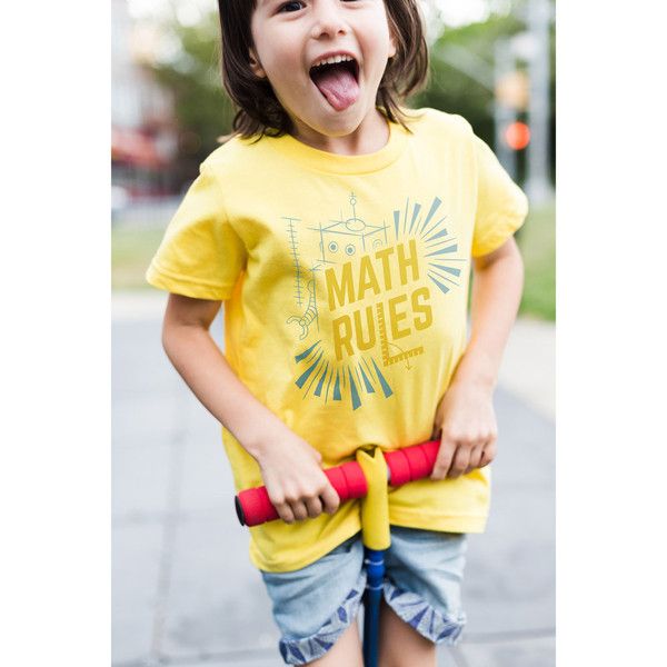 Math Rules tee from Brooklyn Makers: 50% donated to Donors Choose to support classrooms in need