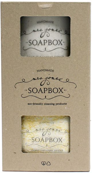 Mrs Jones Natural Cleaning products come in gift packs, beautifully packaged