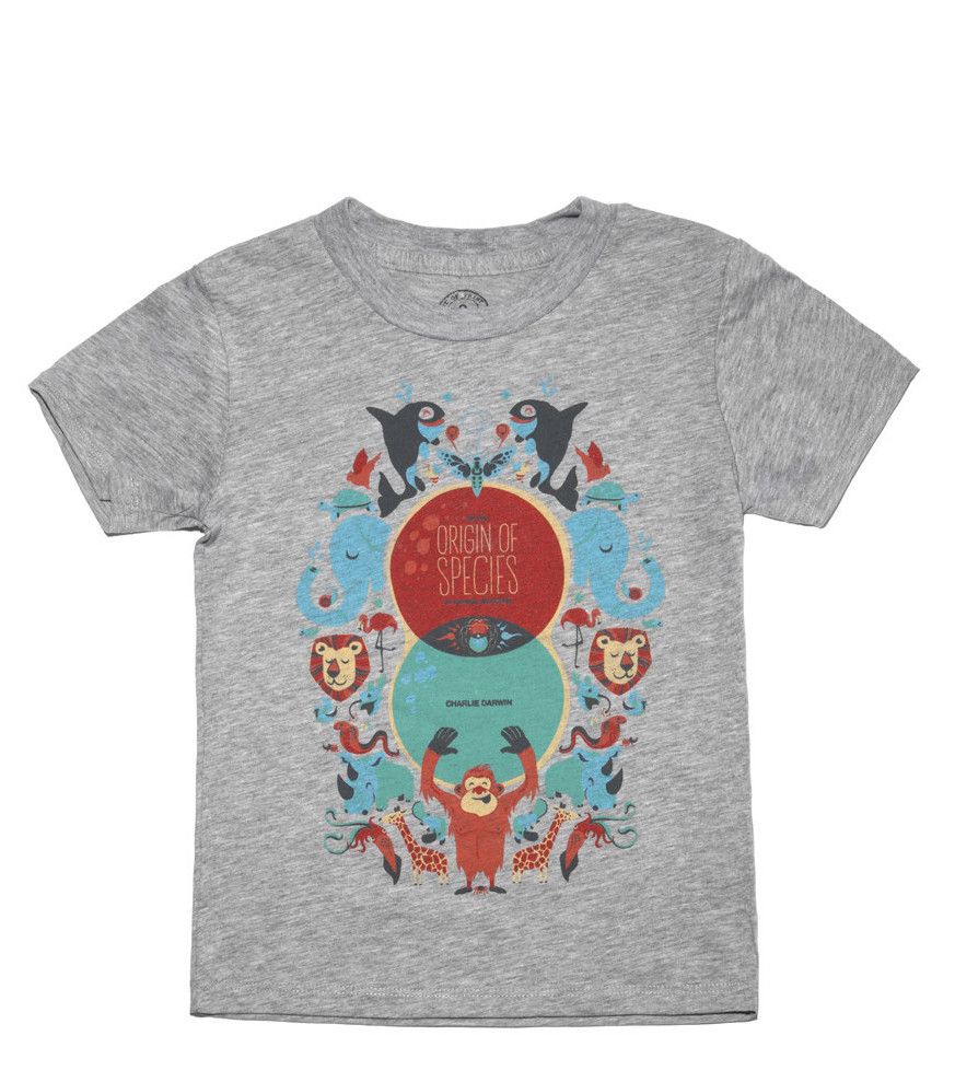 Darwin's Origin of Species tees for future biologists and other cool career tees for girls