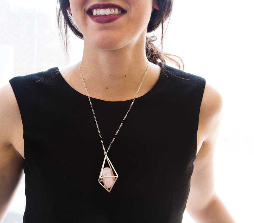 Pico Designs Shelter necklace reinvents the locket: Swap out the crystal inside for others for healing or positivity | Cool Mom Picks editors picks: Best accessories of 2015