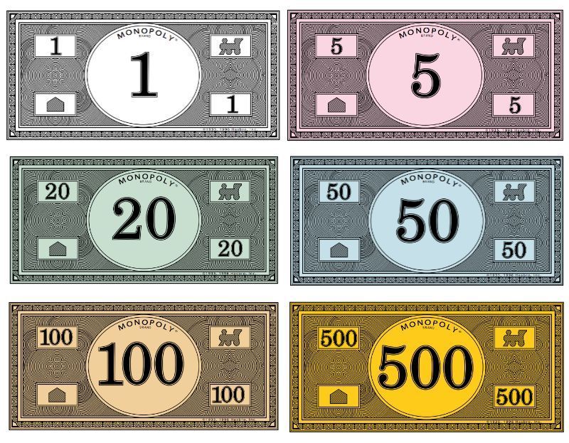 Printable Monopoly money: Where to find it, to replace your stash