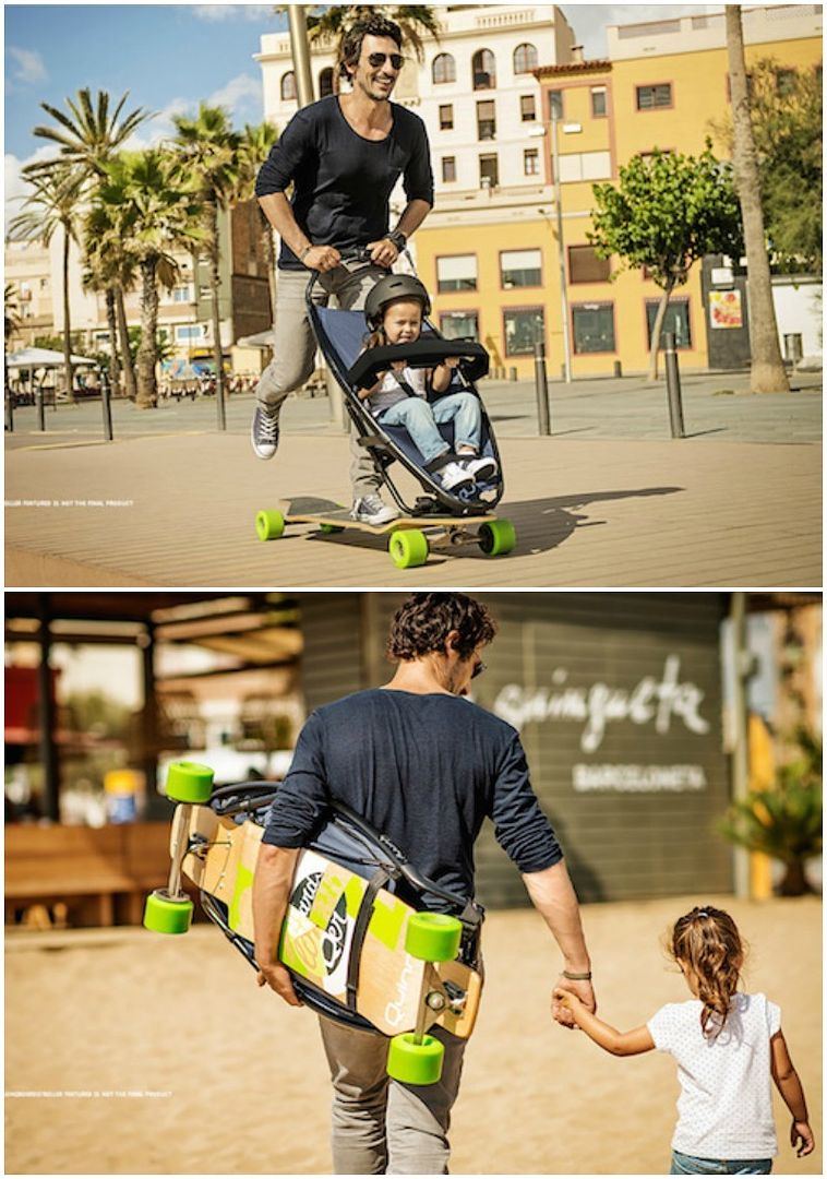 Quinny Longboard Stroller takes cool to a new level for parents