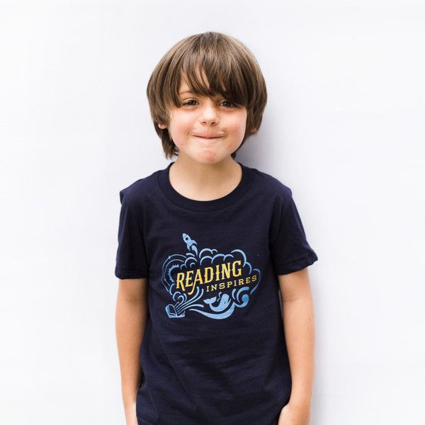 Reading Inspires tee from Brooklyn Makers: 50% of sales are donated to Donors Choose 