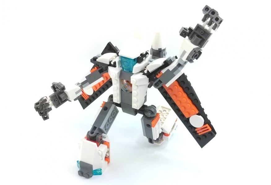Rebrickable has instructions for turning existing LEGO sets into new designs like this Future Flyer