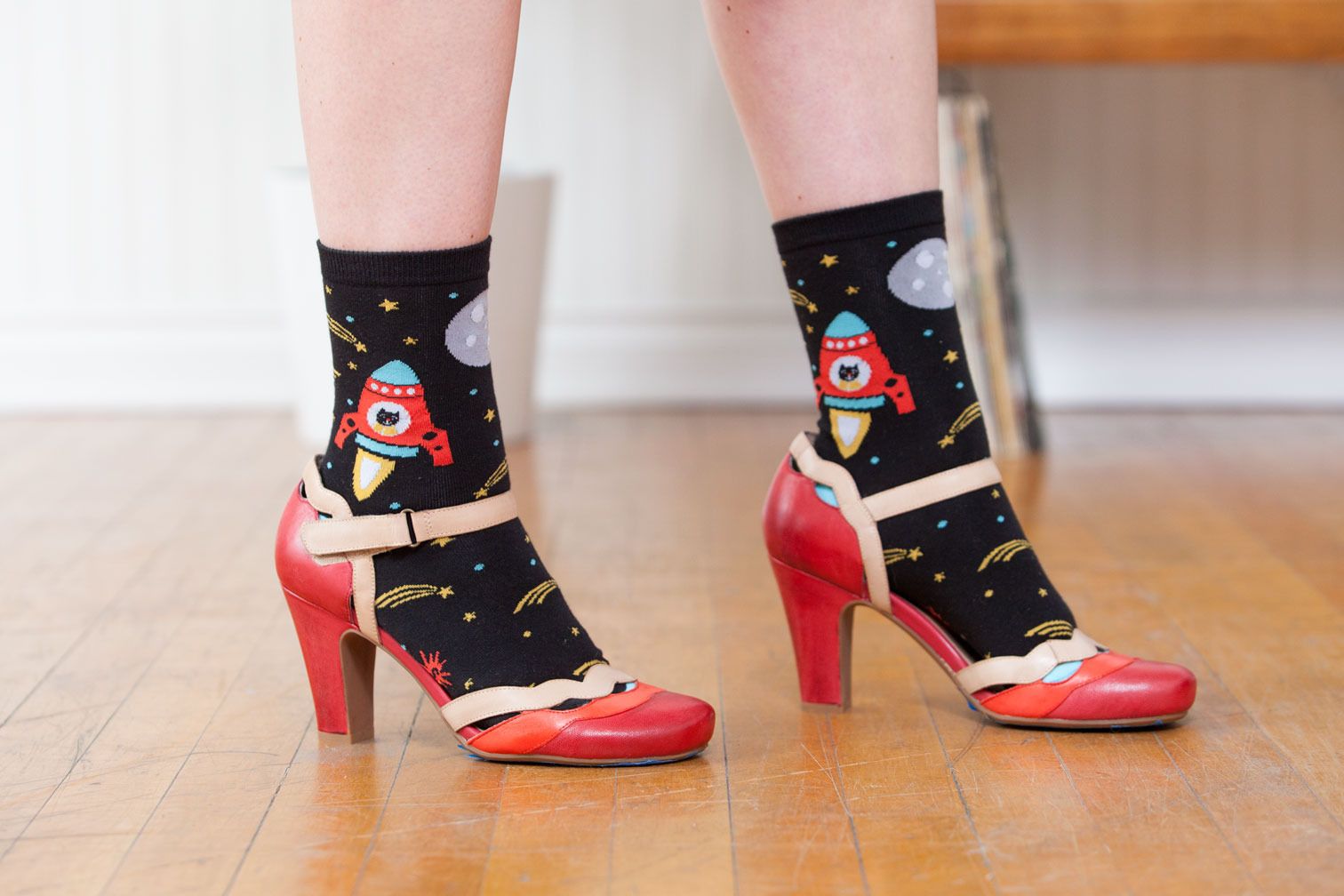 Space Kitten socks from Sock it To Me