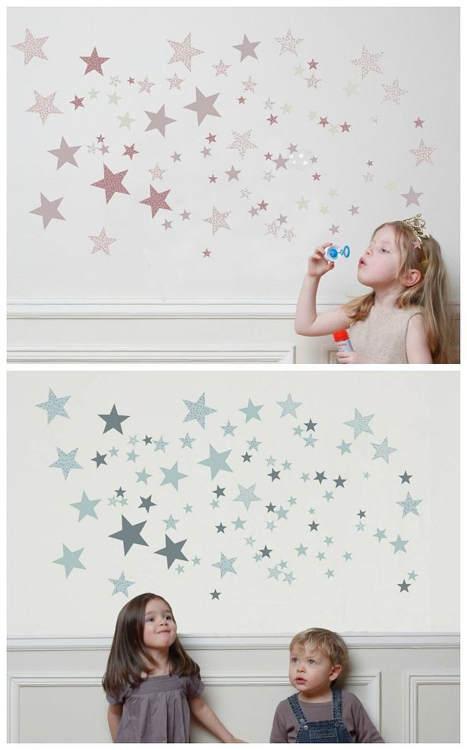 Constellation wall decals from France