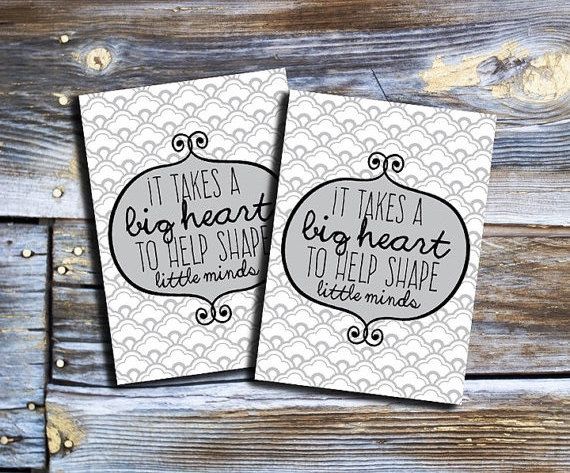 Teacher printables that make great end of year holiday cards | Dodidoodles Etsy shop