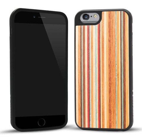 Cool gifts for skateboarders: iPhone case made from upcycled decks