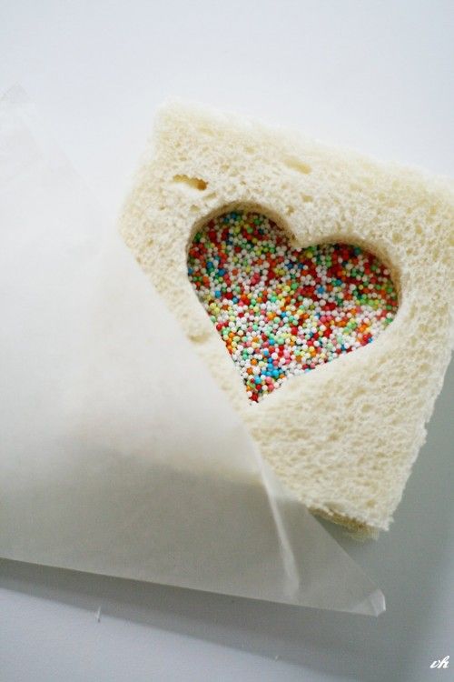 Valentine's Sandwich idea for lunch box treats
