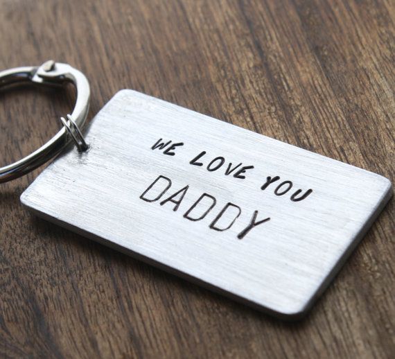 We love you Daddy key chain: Still available for last minute Father's Day gifts
