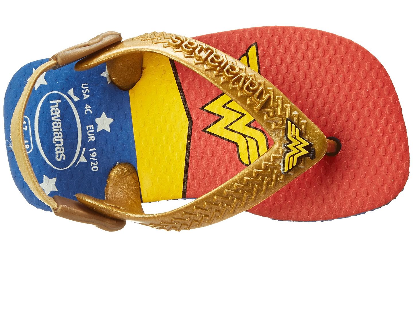 Wonder Woman Havaianas in toddler and kid sizes