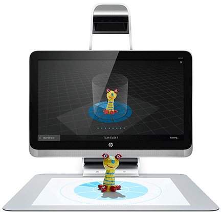 Sprout by HP computer: Scans in 3D objects to use in 2D designs and projects of all kinds