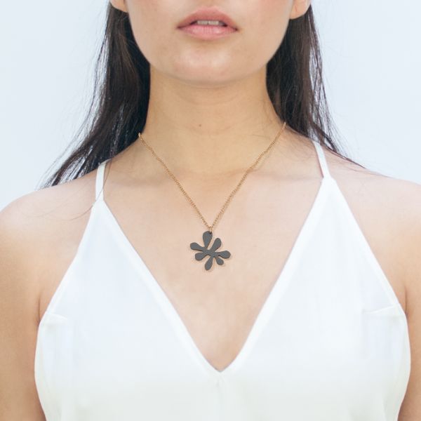 3D printed Matisse inspired necklaces in your choice of colors at Zazzy