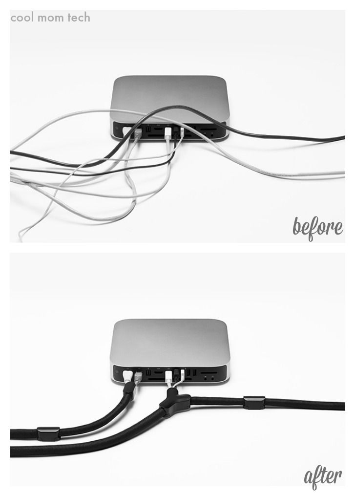 Cord management ideas: The Soba from Blue Lounge wrangles many cords into one