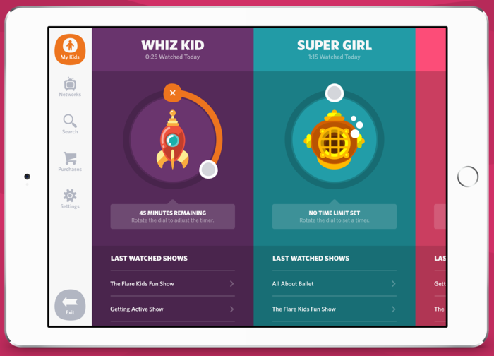 Flare Kids: A free, ad-free app featuring videos from the top educational shows for kids