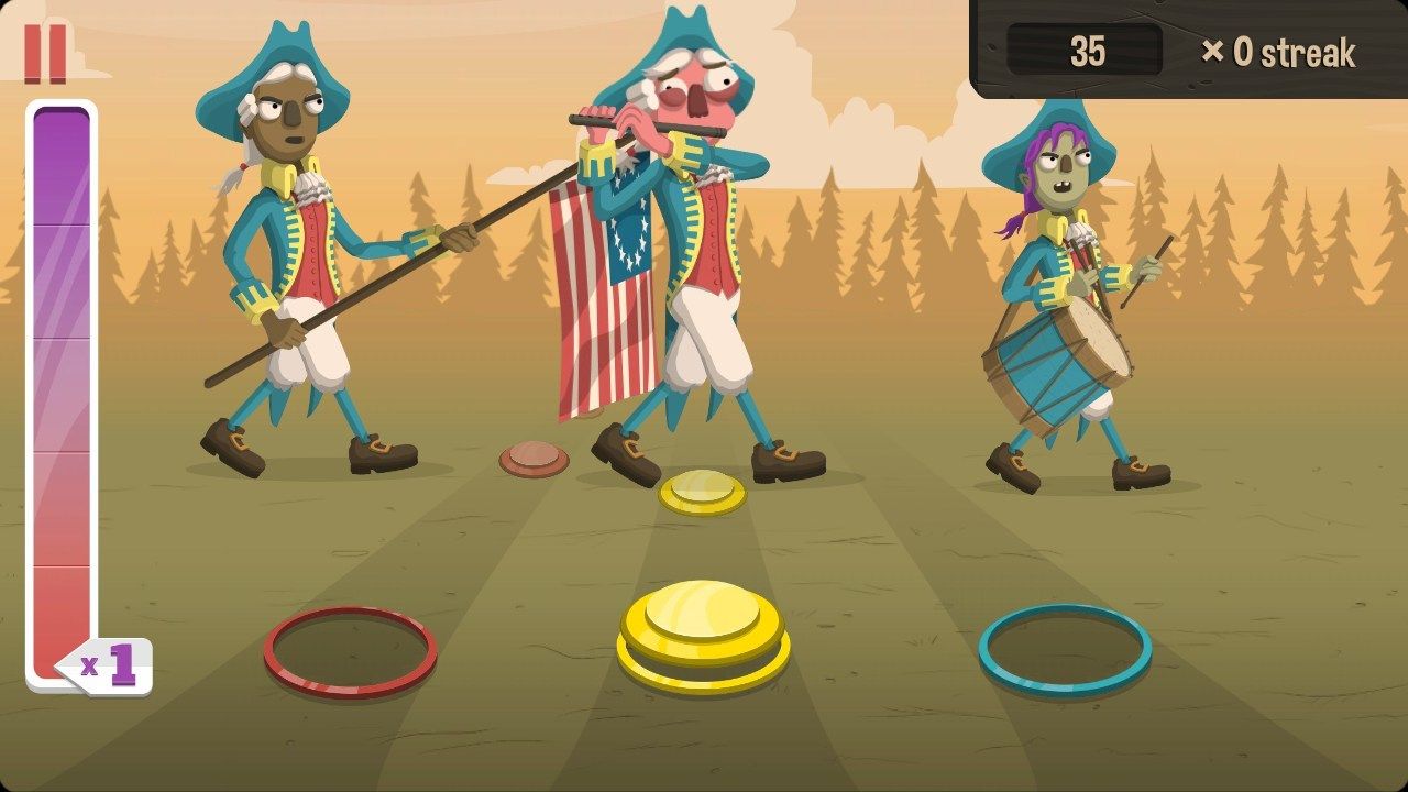 Frontier Heroes app from the History Channel is a fun game for kids 9+ that happens to be educational too