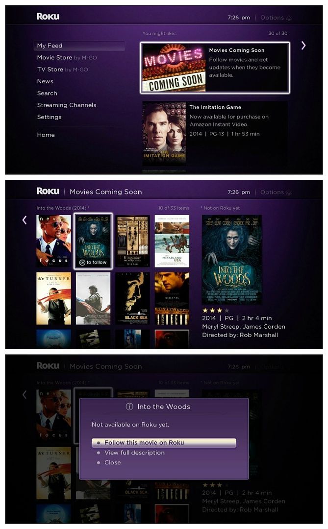 The new Roku Feed alerts you when an upcoming show you want to watch becomes available or drops in price