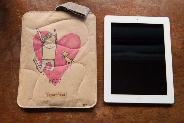 Papernomad iPad Sleeve: You customize it