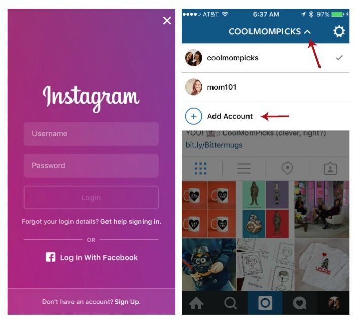 Step-by-step instructions for managing multiple Instagram accounts | CoolMomTech.com