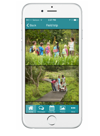 SimpleCircle app + website lets parent groups and school groups safely share photos, communications and shared calendars