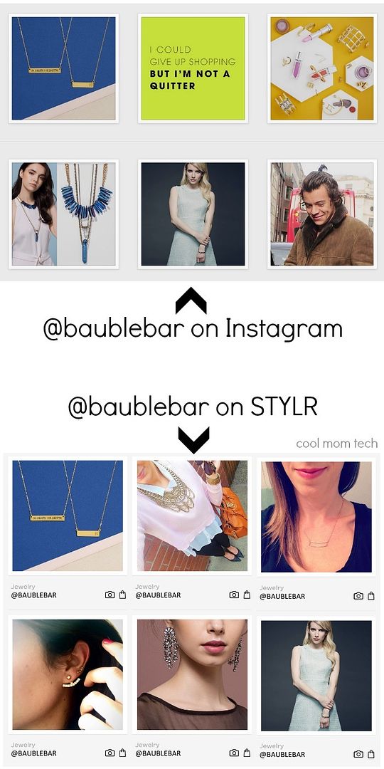 Social shopping via Instagram with STYLR