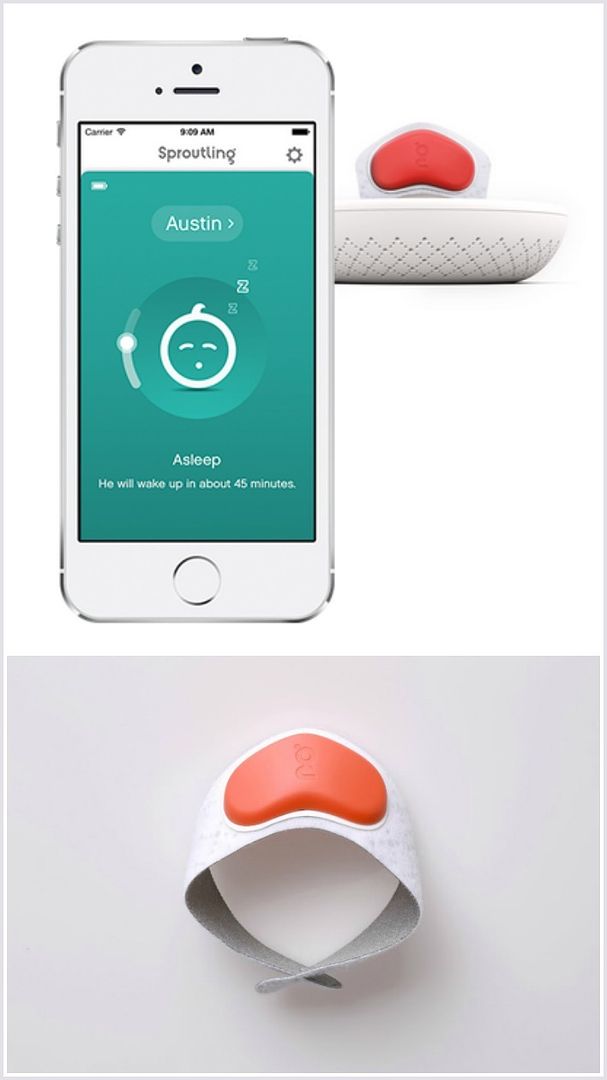 Sproutling wearable baby monitor and tracker